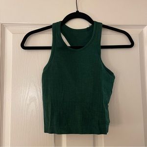 Lululemon 🍋 Ebb To Street Cropped Racerback Tank, size 4